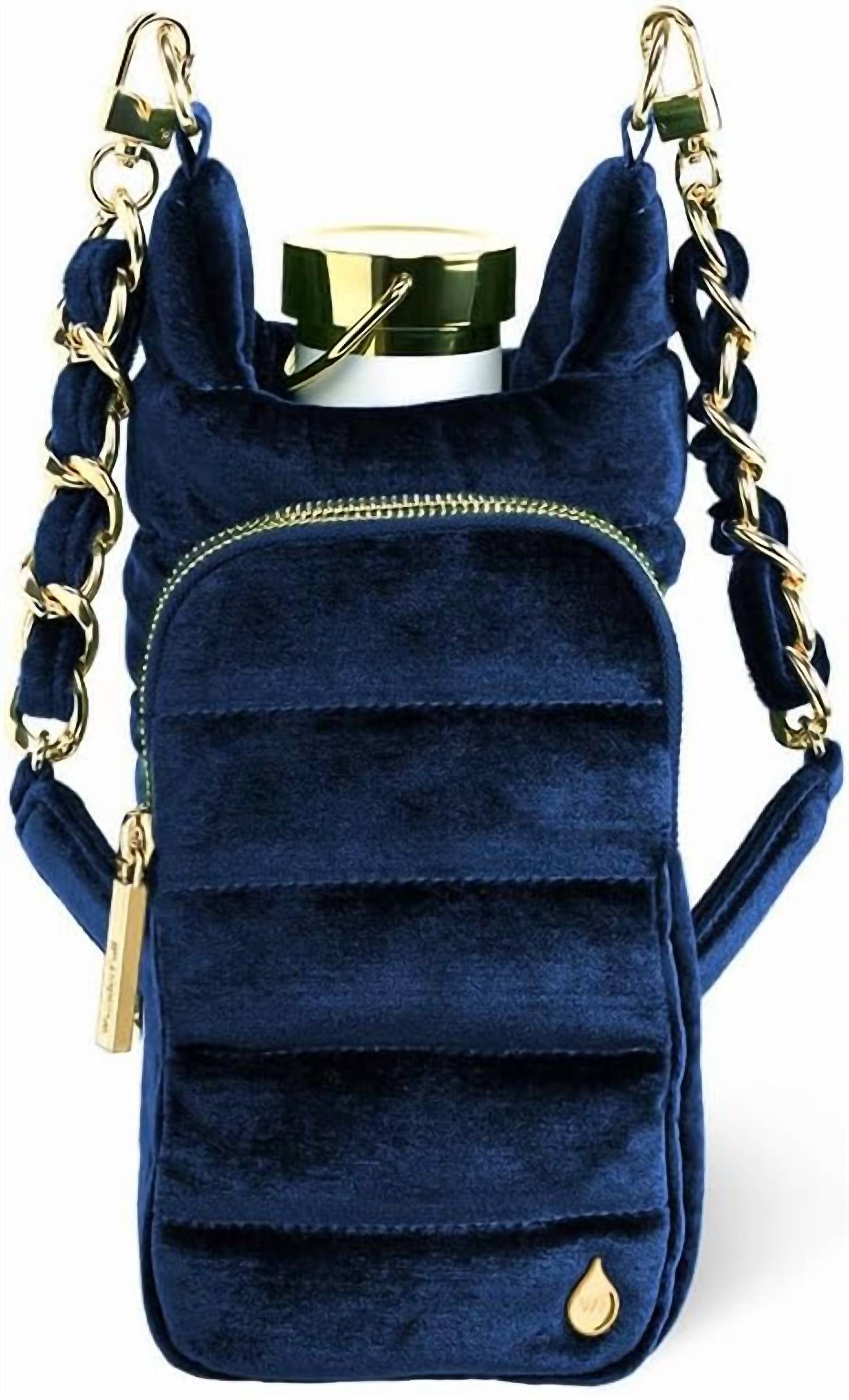 Wanderfull - Velvet Hydrobag With Chain Shoulder Strap 32 Oz Water Bottle Carrier