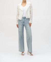 Joseph Ribkoff - Classic Embellished Wide Leg Jeans