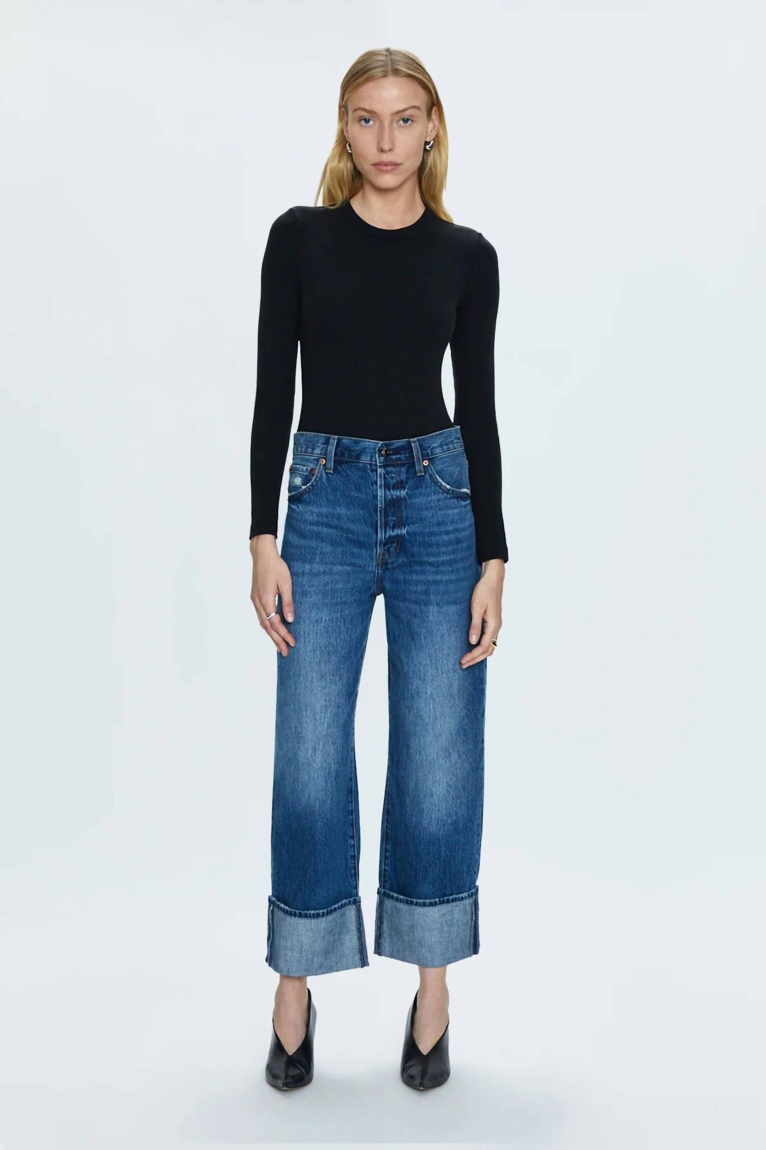 Pistola - Ryder High Rise Cuffed Jeans