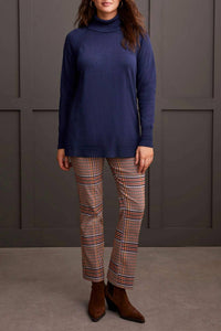 Tribal - Long Sleeve Cowl Neck Sweater