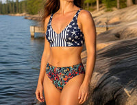 Tribal - REVERSE IT BRALETTE SWIM TOP