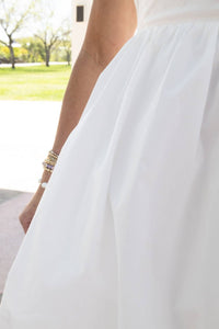 English Factory - Square Neck Mini Bubble Dress