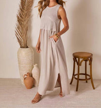 By Together - Crochet Bodice Maxi Dress