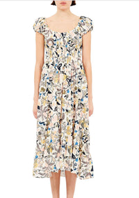Ulla Johnson - Paloma Cap Sleeve Midi Dress