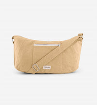 Rivedroite Paris Women's Charlot Crossbody Bag in beige - women's bag - detail view