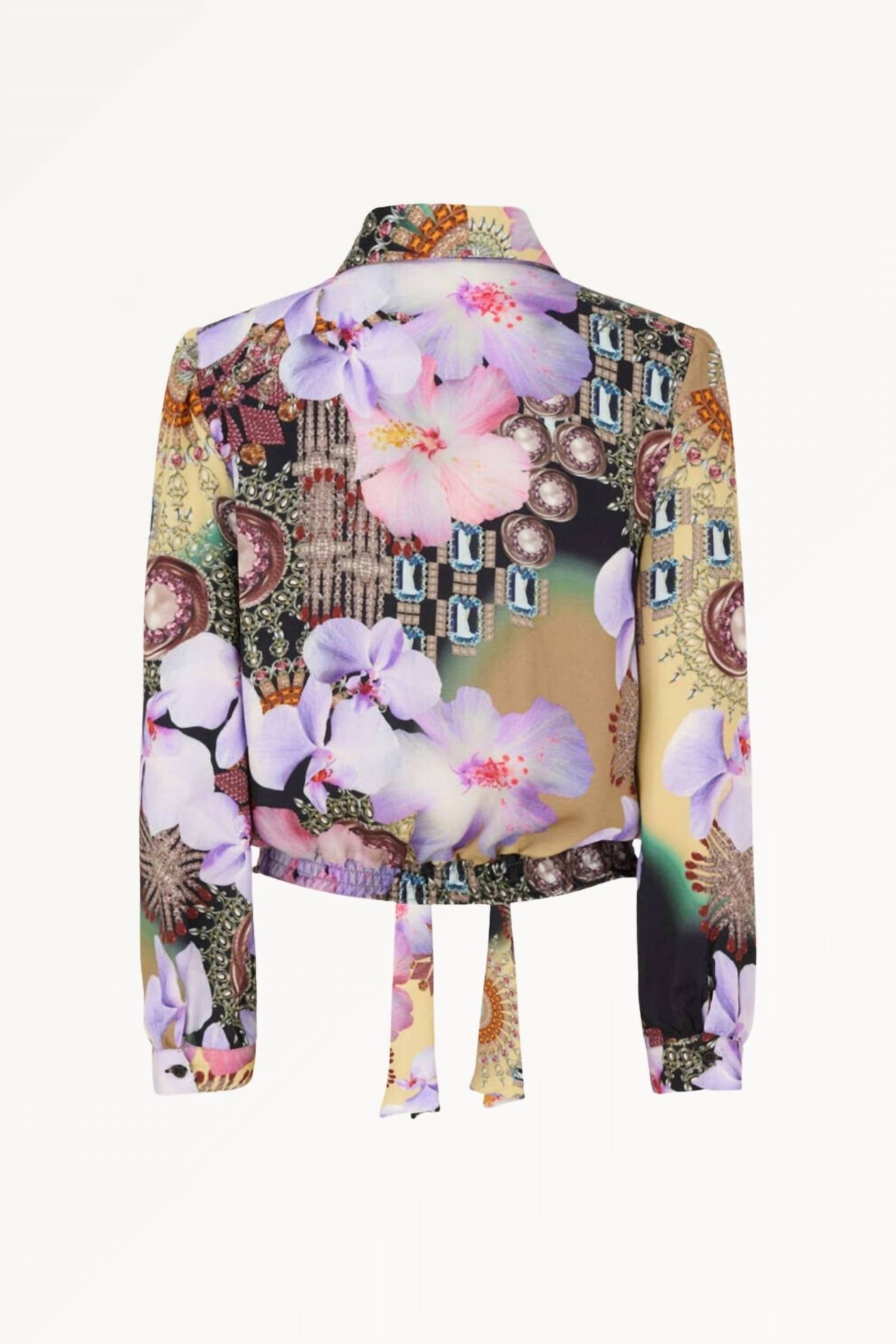 Onstage Collection - Women's Flower Long Sleeve Top