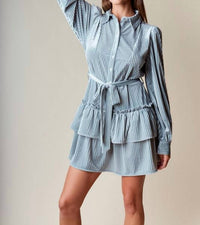 Rareraw - Evette Velvet Shirt Dress