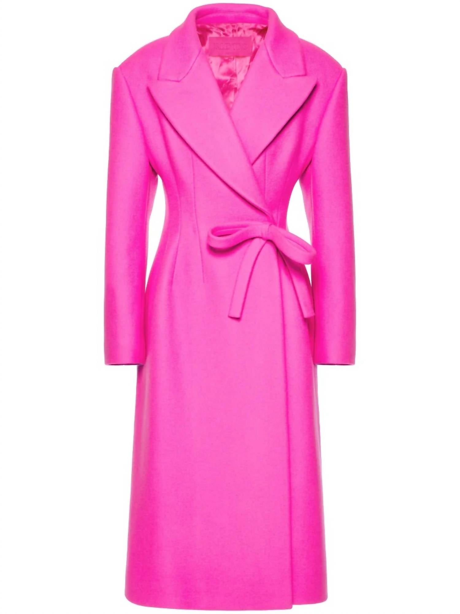 Valentino - Diagonal Bow Long Coat
