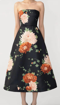 Sau Lee - Fiora Satin Dress