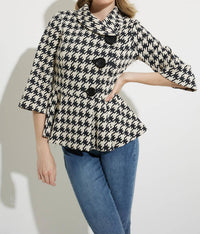Joseph Ribkoff herringbone jacket in multi - women's jacket