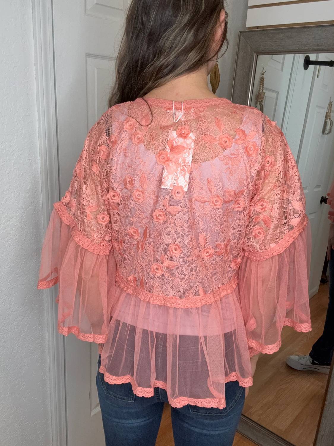 Anniewear - Tama V Neck Chiffon Blouse