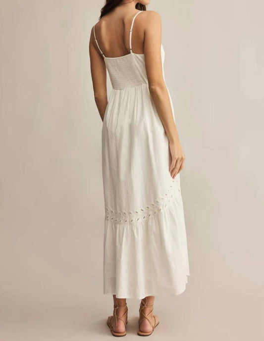 Z Supply - Citadelle Embroidered Linen Maxi Dress