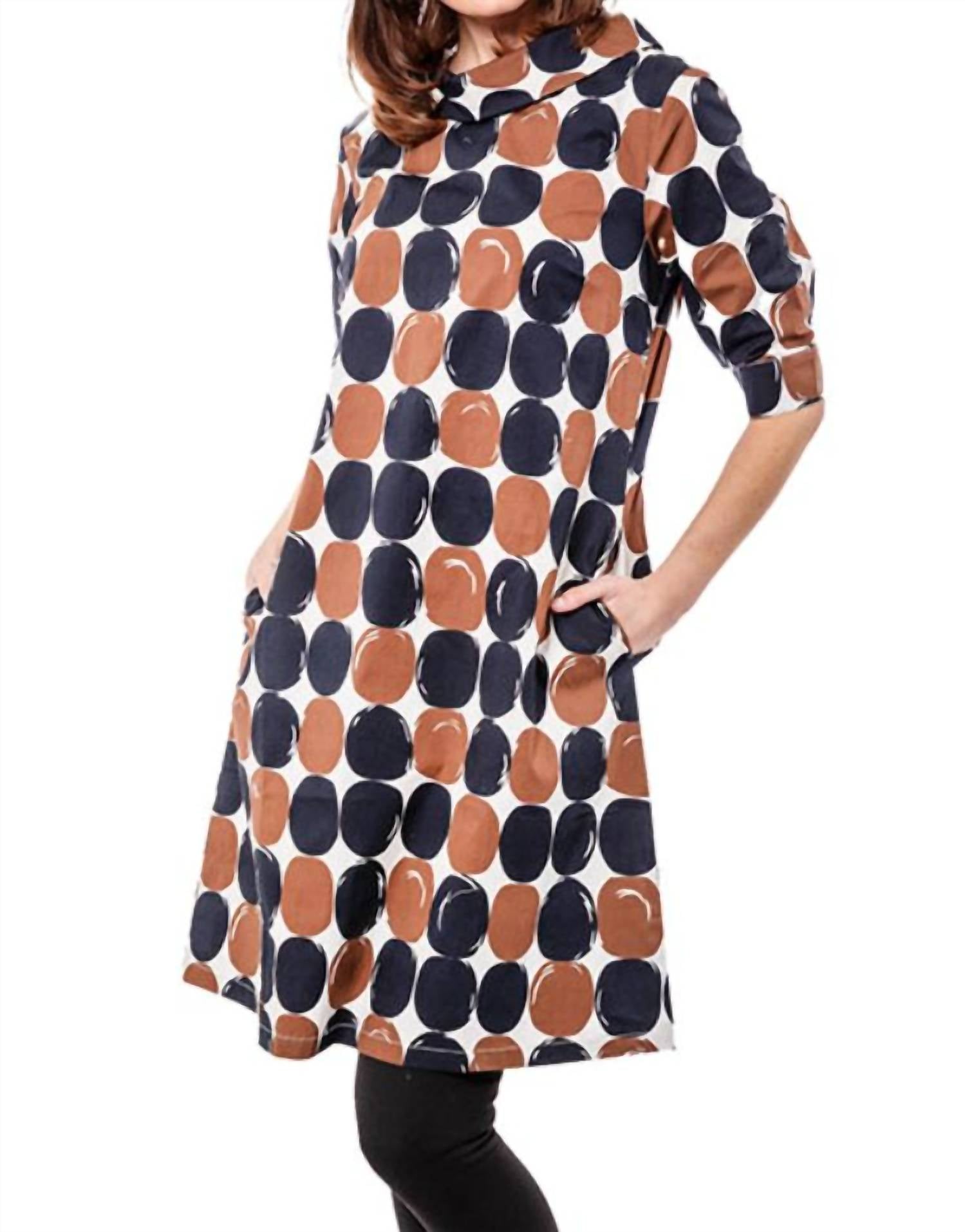 Dizzy-Lizzie - Audrey Retro Dress With Big Dots