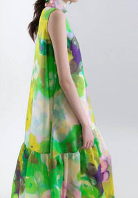 Psophia - Bloomlight Printed Sleeveless Dress