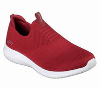 Skechers Women's Ultra Flex First Take Slip On Sneakers in red - women's sneaker