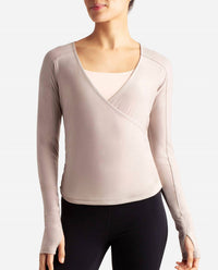 Danskin - Barre Wrap Long Sleeve Top