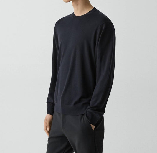 Theory - Crew Neck Regal Wool Long Sleeve Pullover