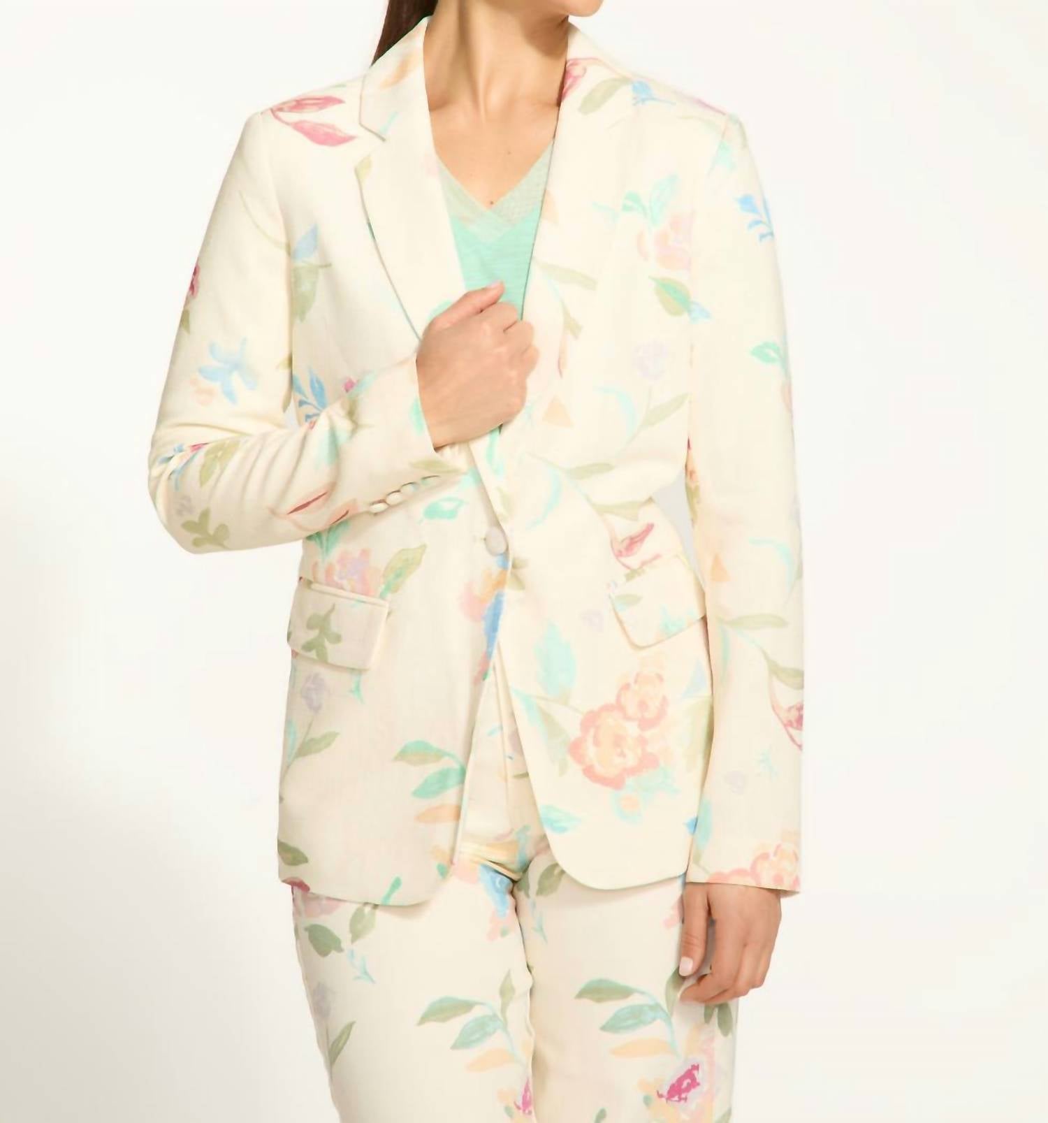Fdj - Textured Print Blazer