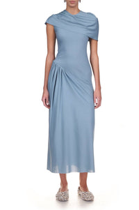 Marina Moscone - Jersey Sarong Twisted Maxi Dress