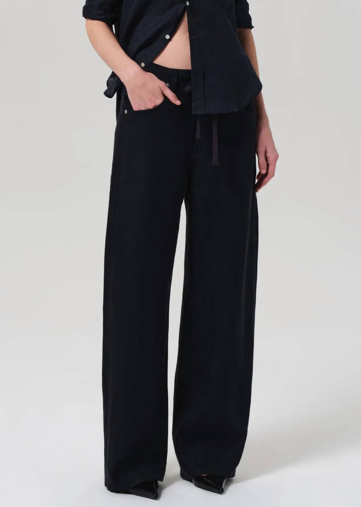 Citizens Of Humanity - Brynn Drawstring Linen Trouser