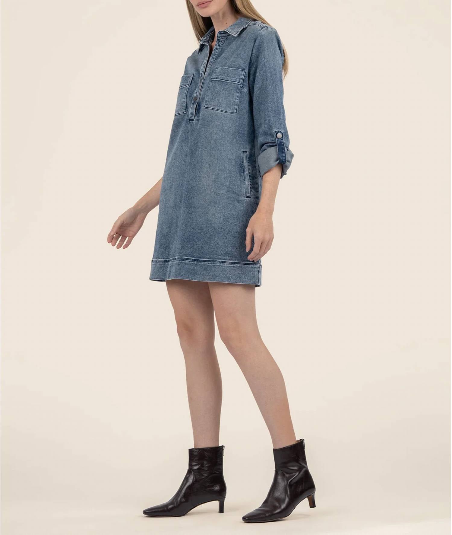 Kut From The Kloth - ANIKA DENIM DRESS
