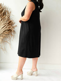 Nlt - Luxe Mock Neck A Line Dress - Plus Size