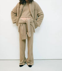 Le Kasha Linz Cashmere Puffer Jacket in camel - women's jacket