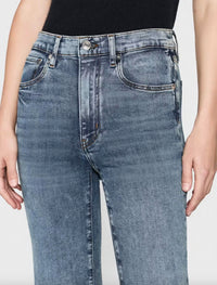 Frame - Le Sleek Straight Rowley Raw Fray Jean