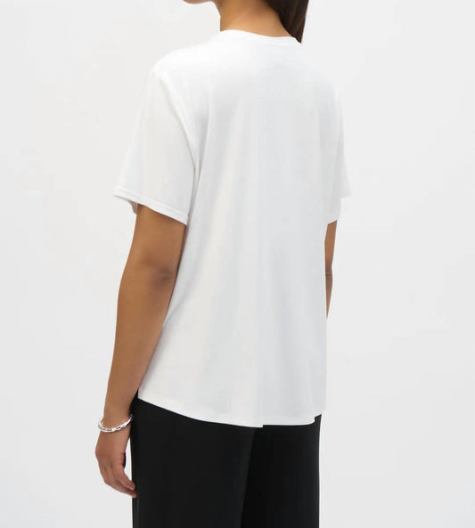 Joseph Ribkoff - Adjustable Elastic Asymmetrical Top