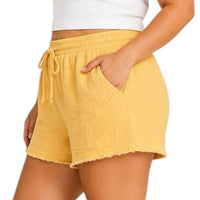 Heyson - Cotton Gauze Shorts - Plus