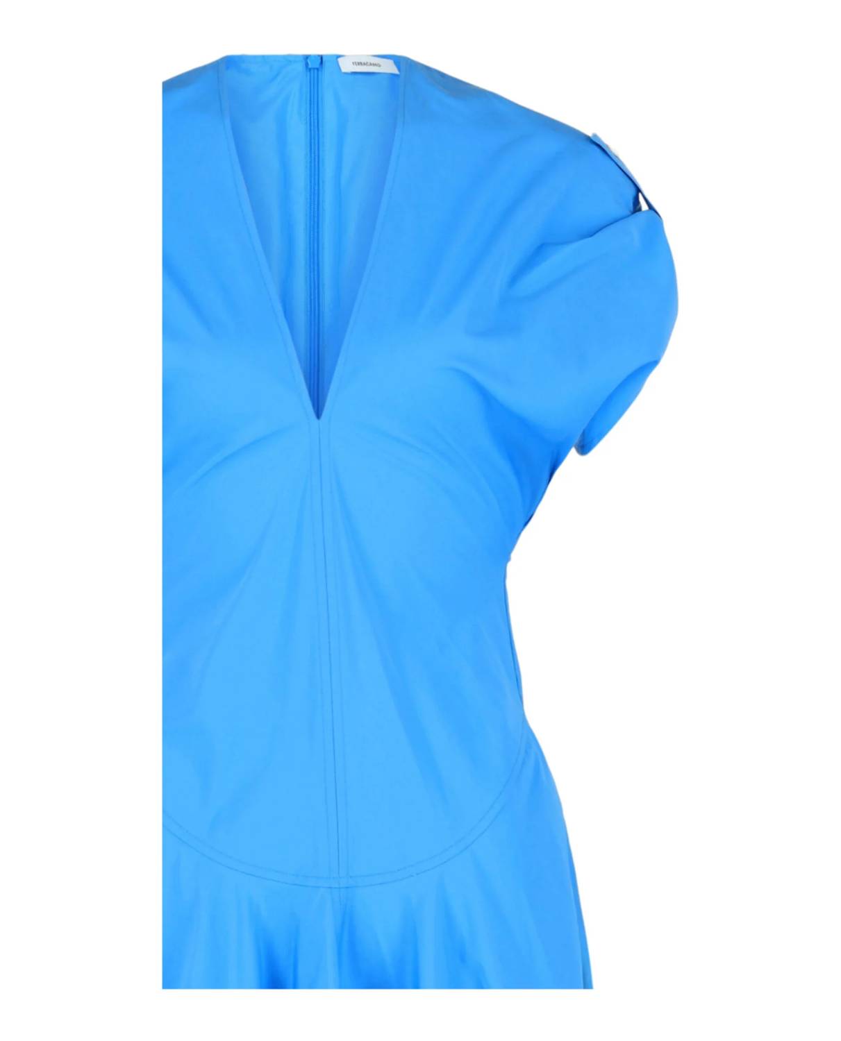 Salvatore Ferragamo - Women's Cotton Poplin Midi Dress