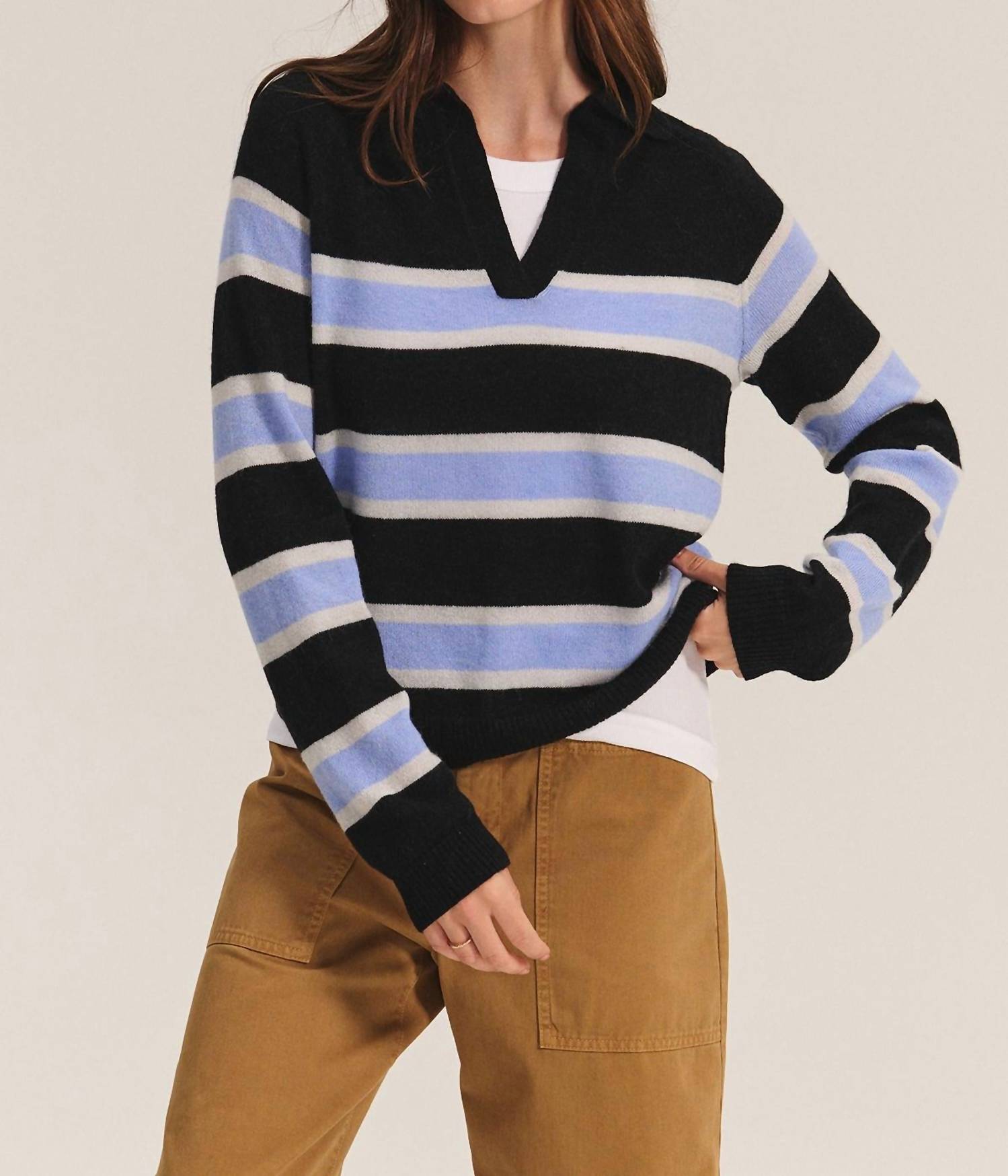 Velvet By Graham & Spencer - Everlake Rugby Sweater