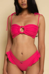 Montce - Tori Ties Bandeau Bikini Top