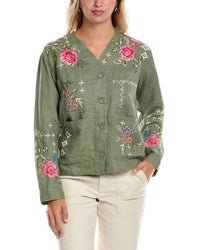 Johnny Was - LINEN WORKWEAR JACKET