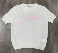 Femme Fatale - J'adore Embroidered Sweater