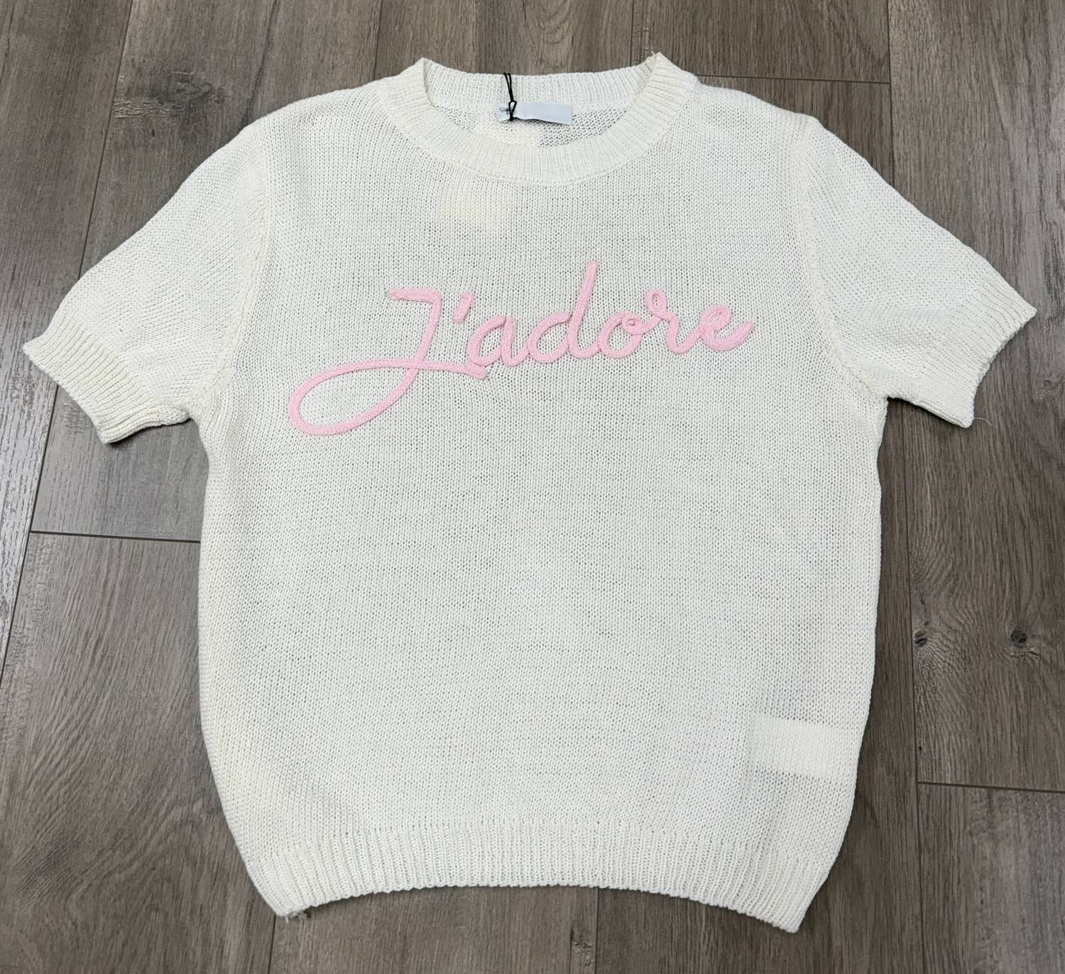 Femme Fatale - J'adore Embroidered Sweater
