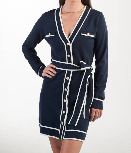Lalavon - Button Down Mini Dress