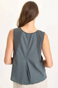 Xcvi - Mazie Linen V-neck Tank
