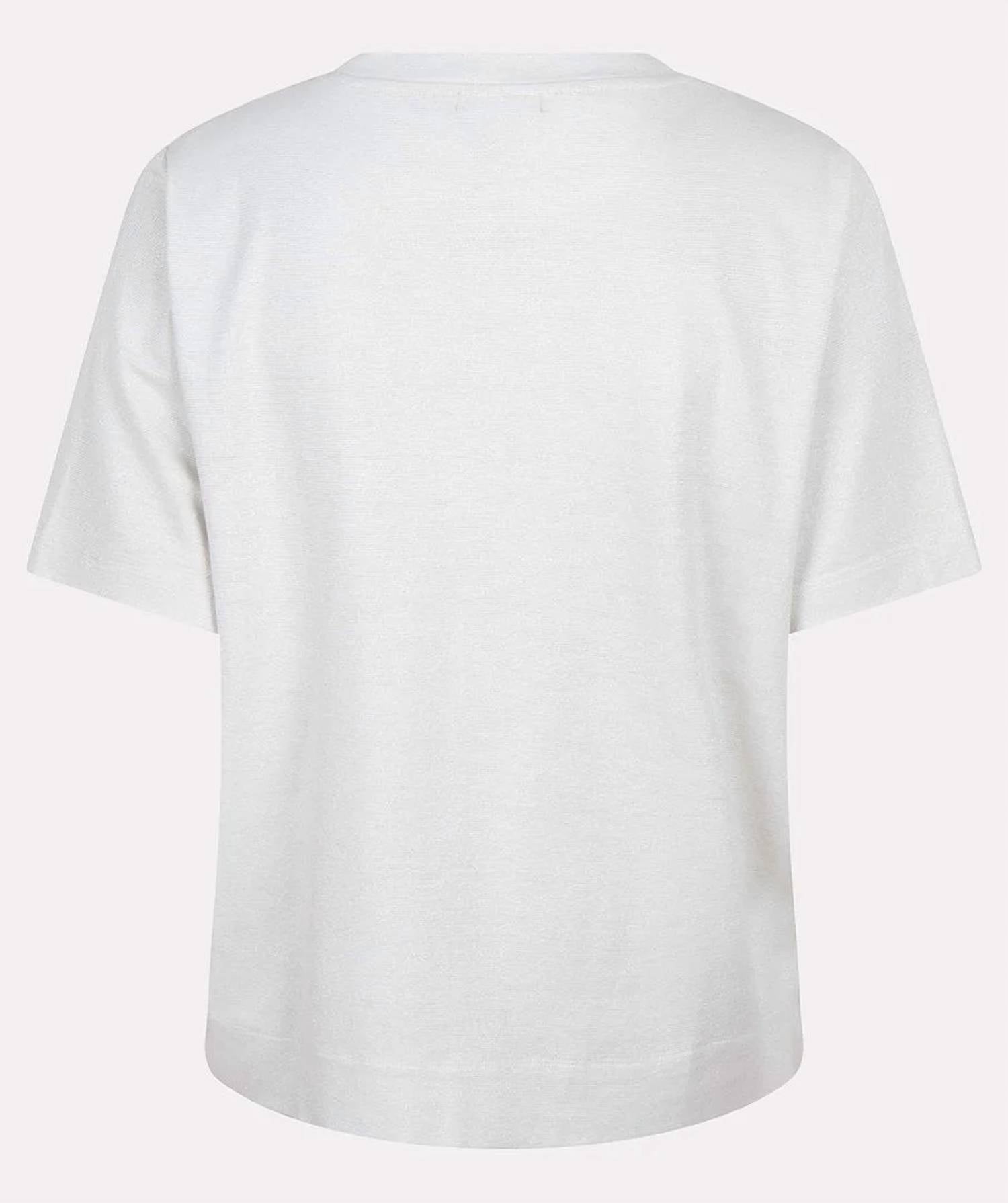 Esqualo - Samia Short Sleeve Wide Fit Lurex T-shirt