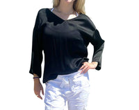 Brand Bazar - Satin V-Neck Top