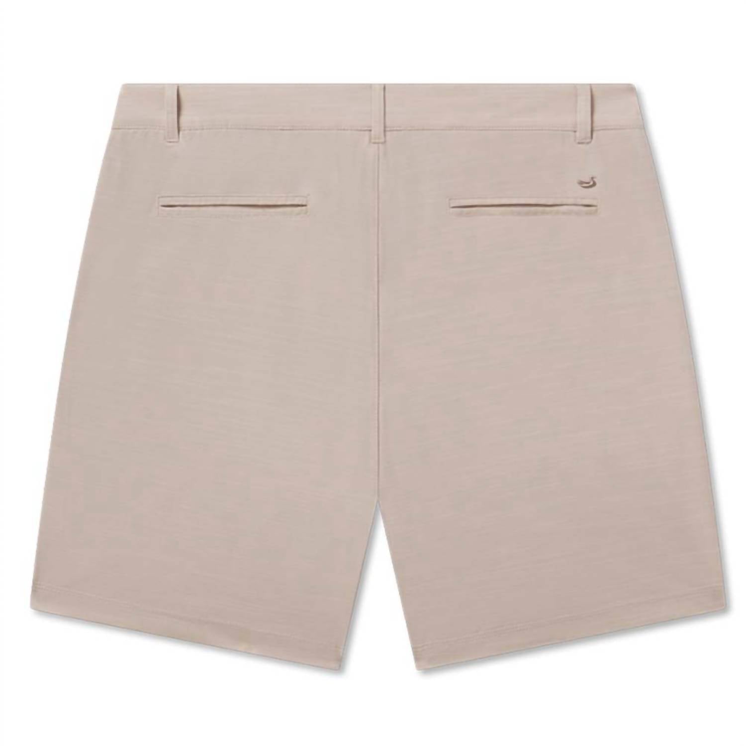Southern Marsh Men's Fieldtec Hybrid Lined Shorts in burnt taupe - men's shorts - detail view