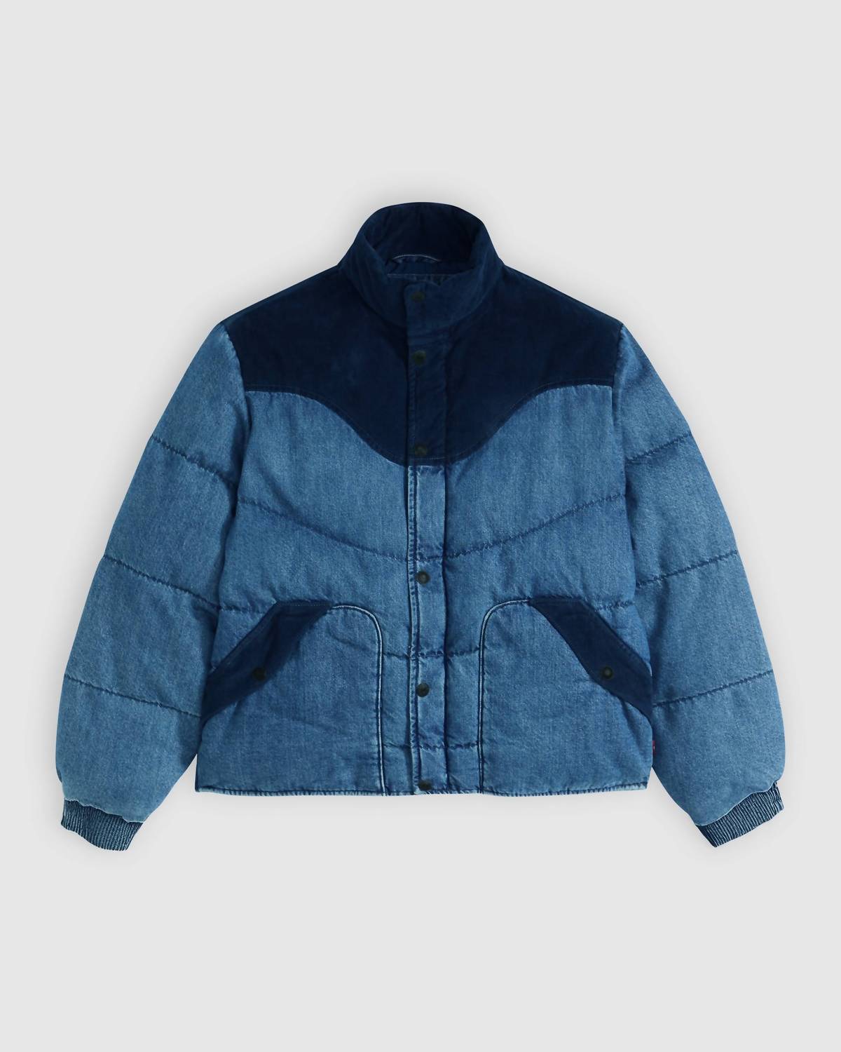 LEVI'S Women's Premium Down Jacket in medium wash - women's jacket