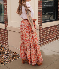 Victoria Dunn - Addison Trim Hem Midi Skirt