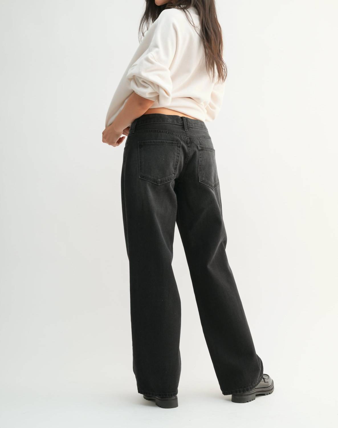Just Black Denim - Low Rise Baggy Jeans