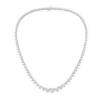 Diana M Jewels - Women's Bold 10.28 Carat Diamond Tennis Necklace