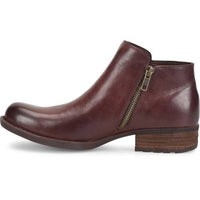 Born Women's Kace Leather Booties in brown - women's shoe - detail view
