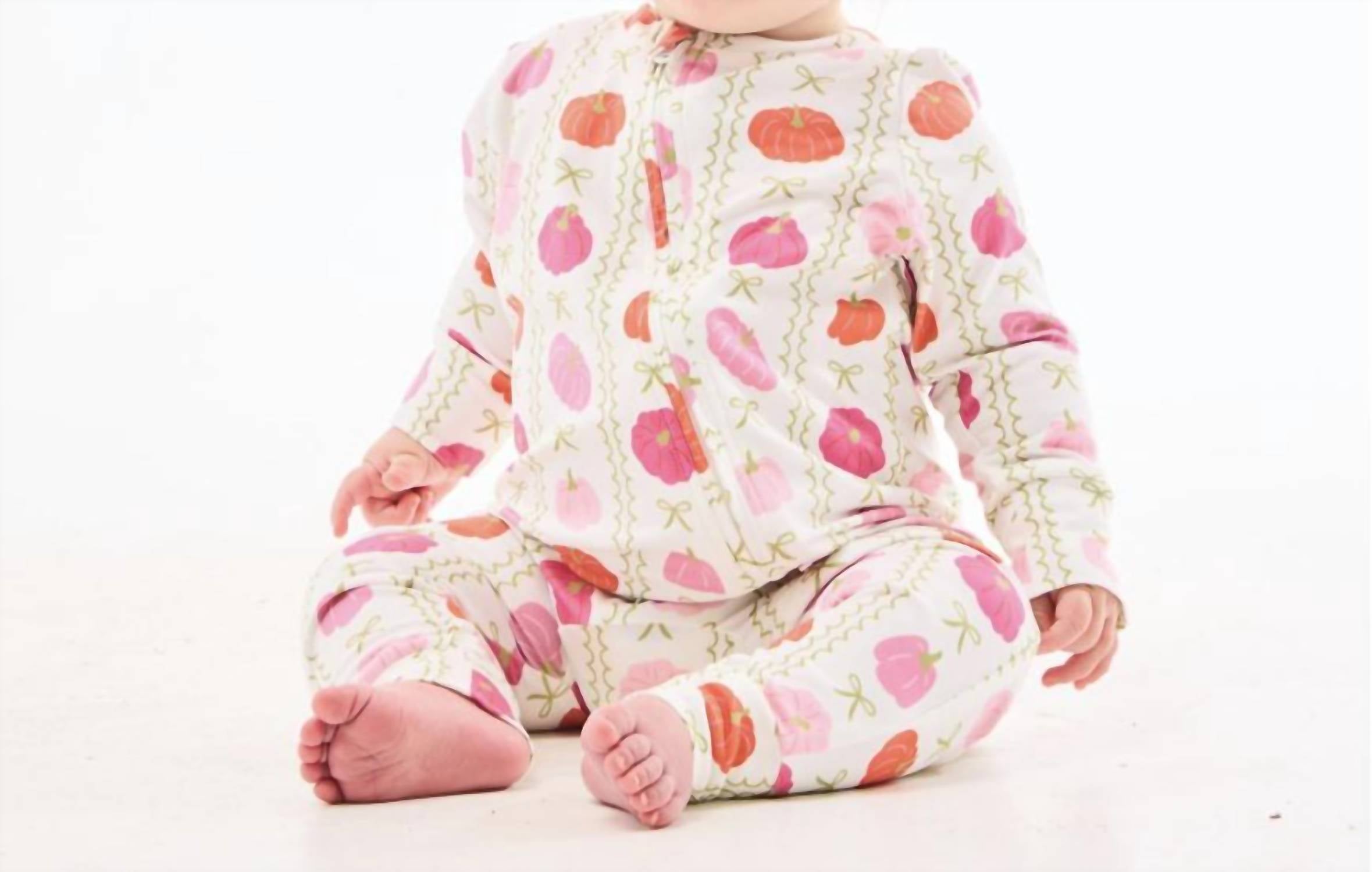 Mary Square Baby Pj Little Pumpkin Onesie in multi - kids' item