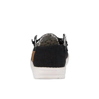 HEY DUDE Boy's Youth Wendy Linen Sneakers in black - kids' sneaker - view 4