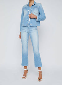L'Agence - Janelle Slim Raw Jacket