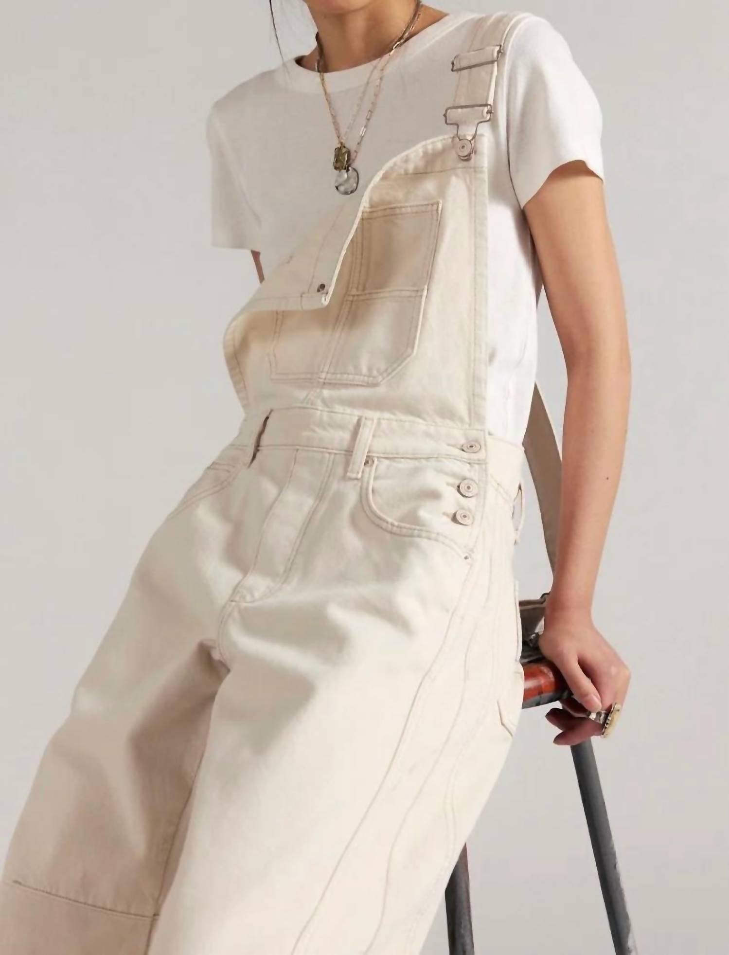 Free People - Good Luck Barrel Overalls
